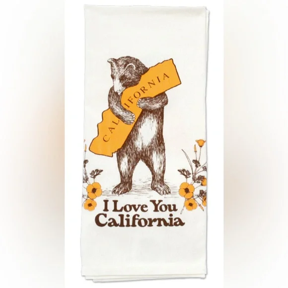 California bear tea towel - Picture 1 of 5